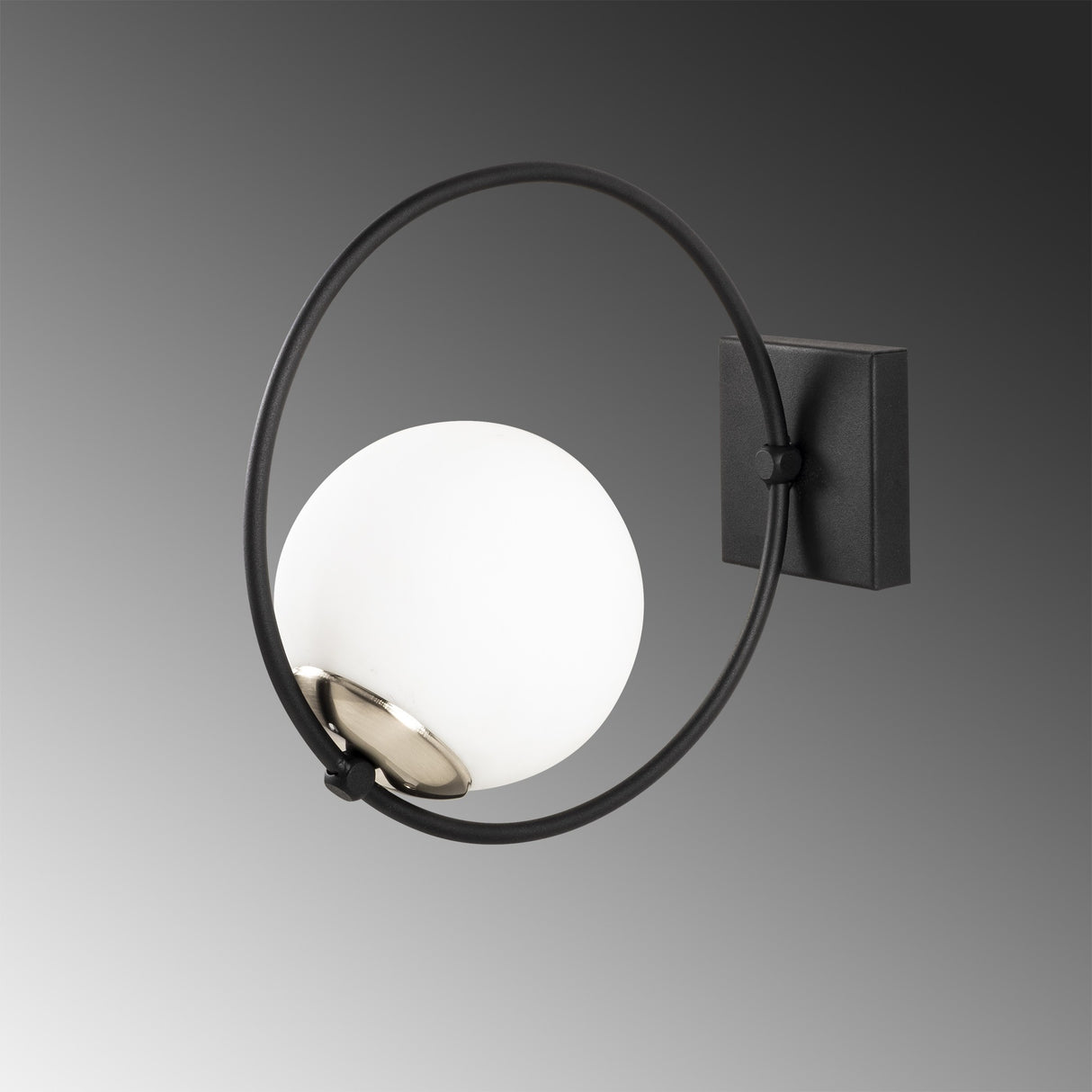 Aplica perete Dolunay - 3911 - Negru / Alb