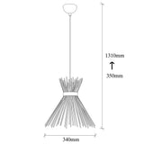 Candelabru Kirpi - 3081 - Negru