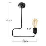 Candelabru Denge - 3438 - Negru