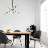 Candelabru Ve - 3841 - Negru / Nichel