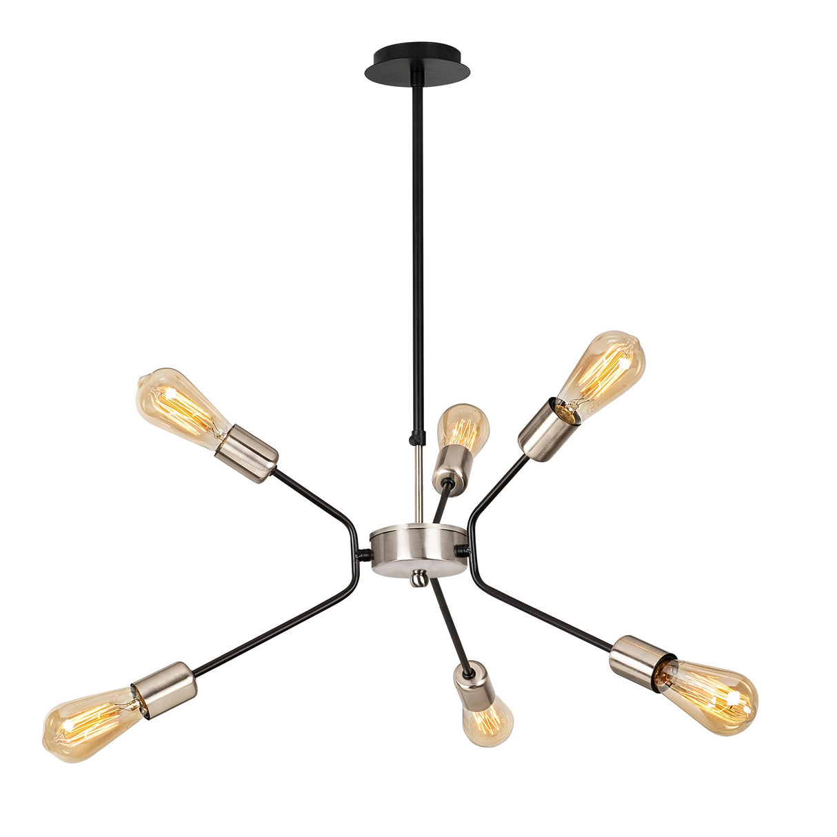 Candelabru Ve - 3841 - Negru / Nichel