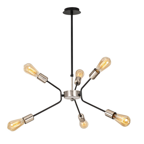 Candelabru Ve - 3841 - Negru / Nichel