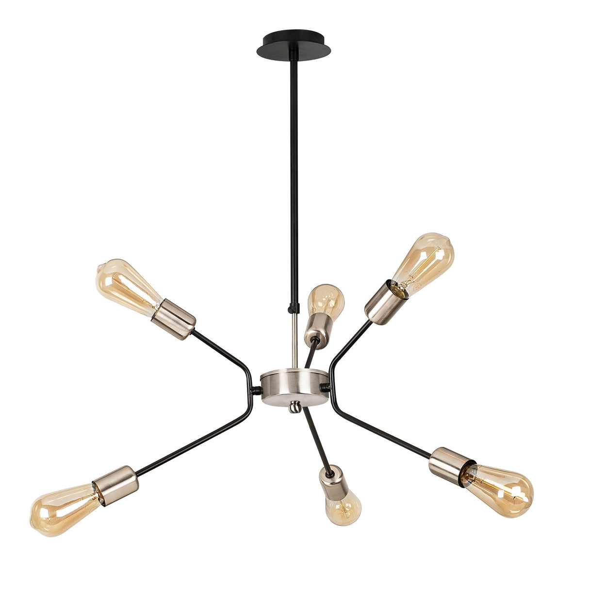 Candelabru Ve - 3841 - Negru / Nichel