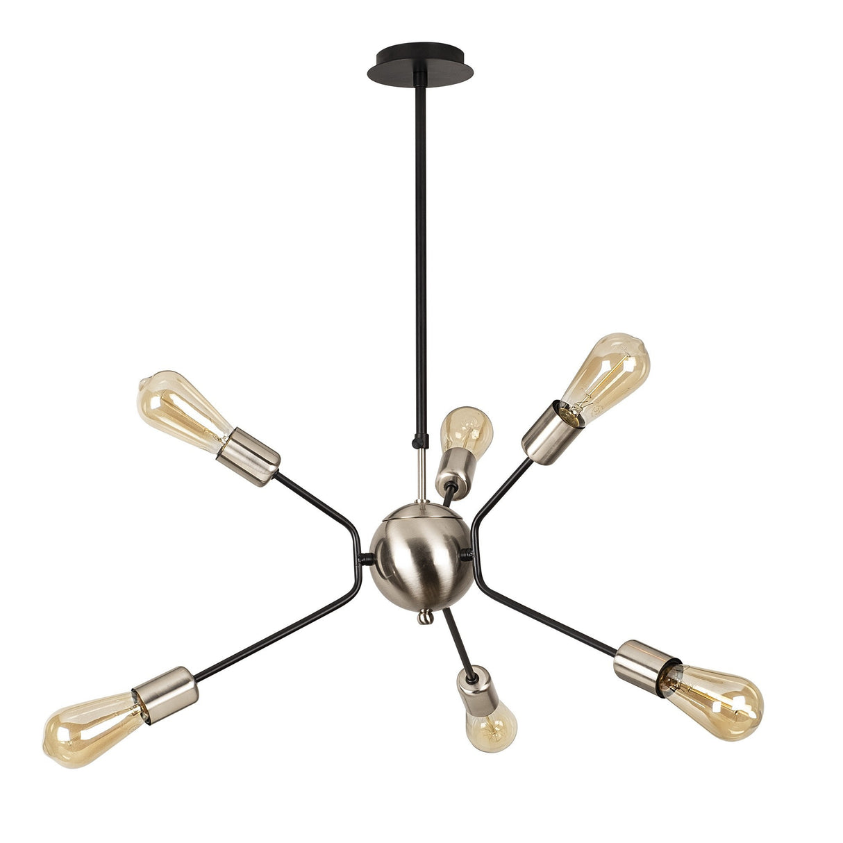 Candelabru Ve - 3841 - Negru / Nichel