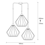 Candelabru Maden - 4531 - Negru