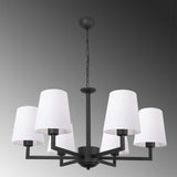 Candelabru Profil - 4643 - Negru / Alb