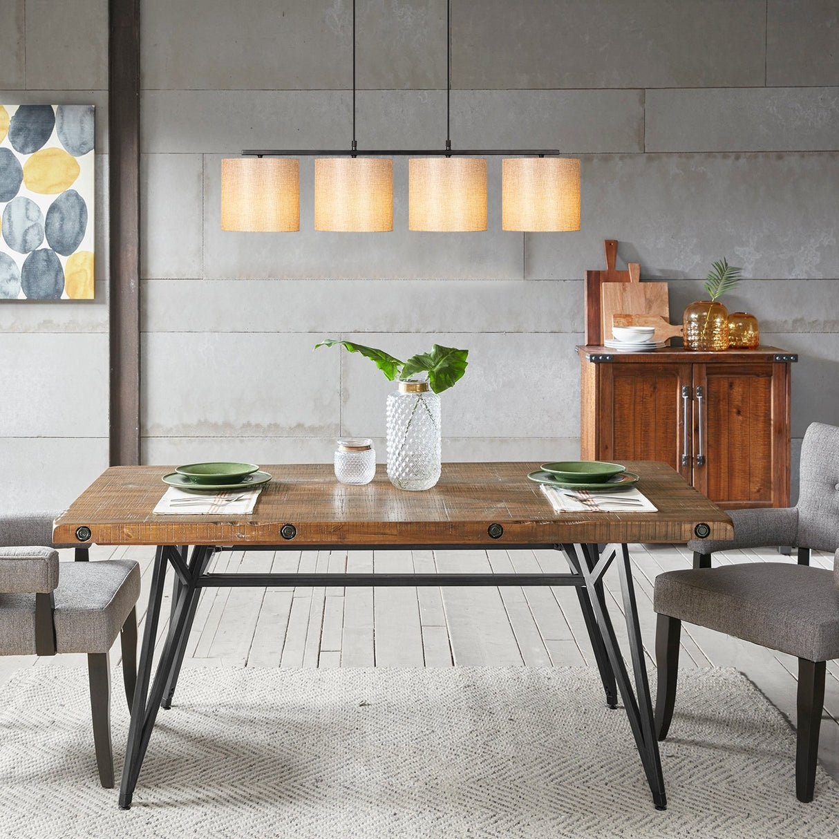 Candelabru Valiz - 4706 - Negru / Crem