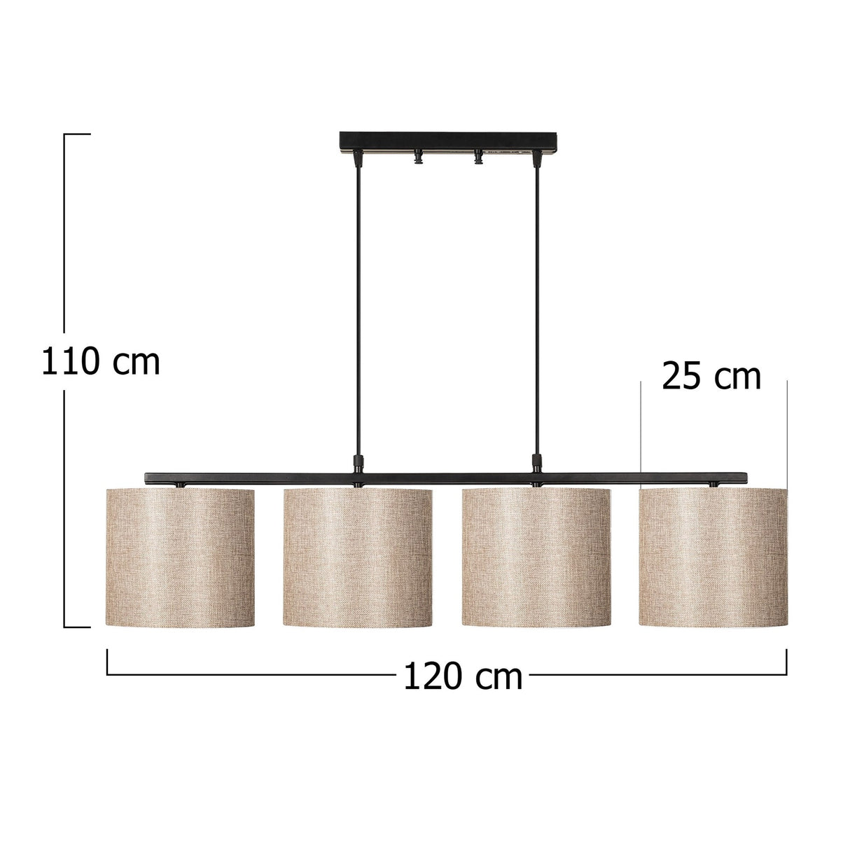Candelabru Valiz - 4706 - Negru / Crem