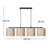 Candelabru Valiz - 4706 - Negru / Crem