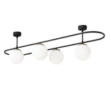 Candelabru Abakues - 4891 - Negru / Alb