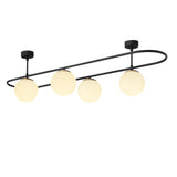 Candelabru Abakues - 4891 - Negru / Alb