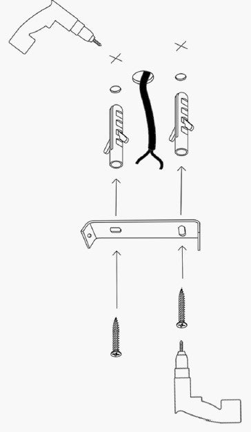 Candelabru Abakues - 4911 - Negru / Alb