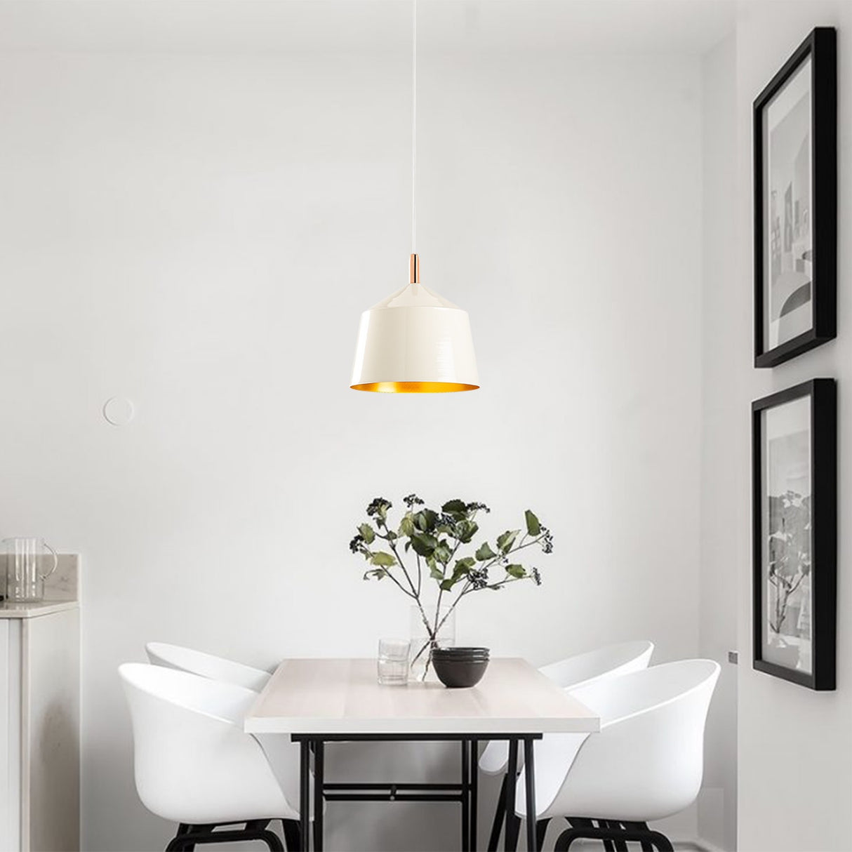 Candelabru Saglam - 3725 - Alb / Auriu / Cupru