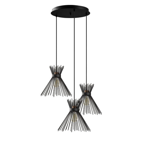 Candelabru Kirpi - 3085 - Negru
