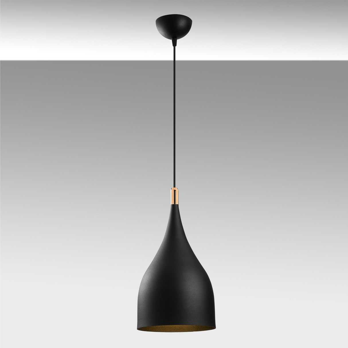 Candelabru Saglam - 3770 - Negru / Auriu