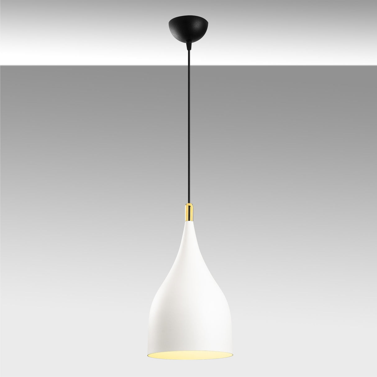 Candelabru Saglam - 3771 - Alb / Negru