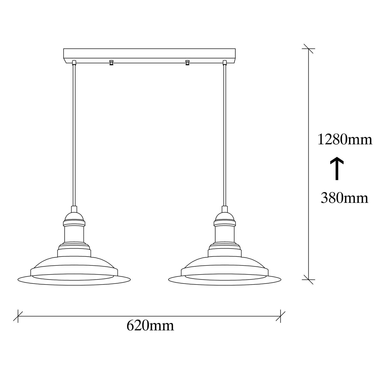Candelabru Saglam - 3776 - Negru / Auriu