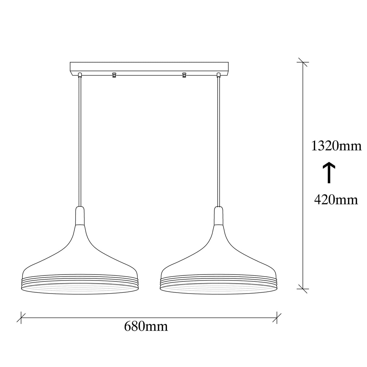 Candelabru Saglam - 3777 - Negru / Auriu