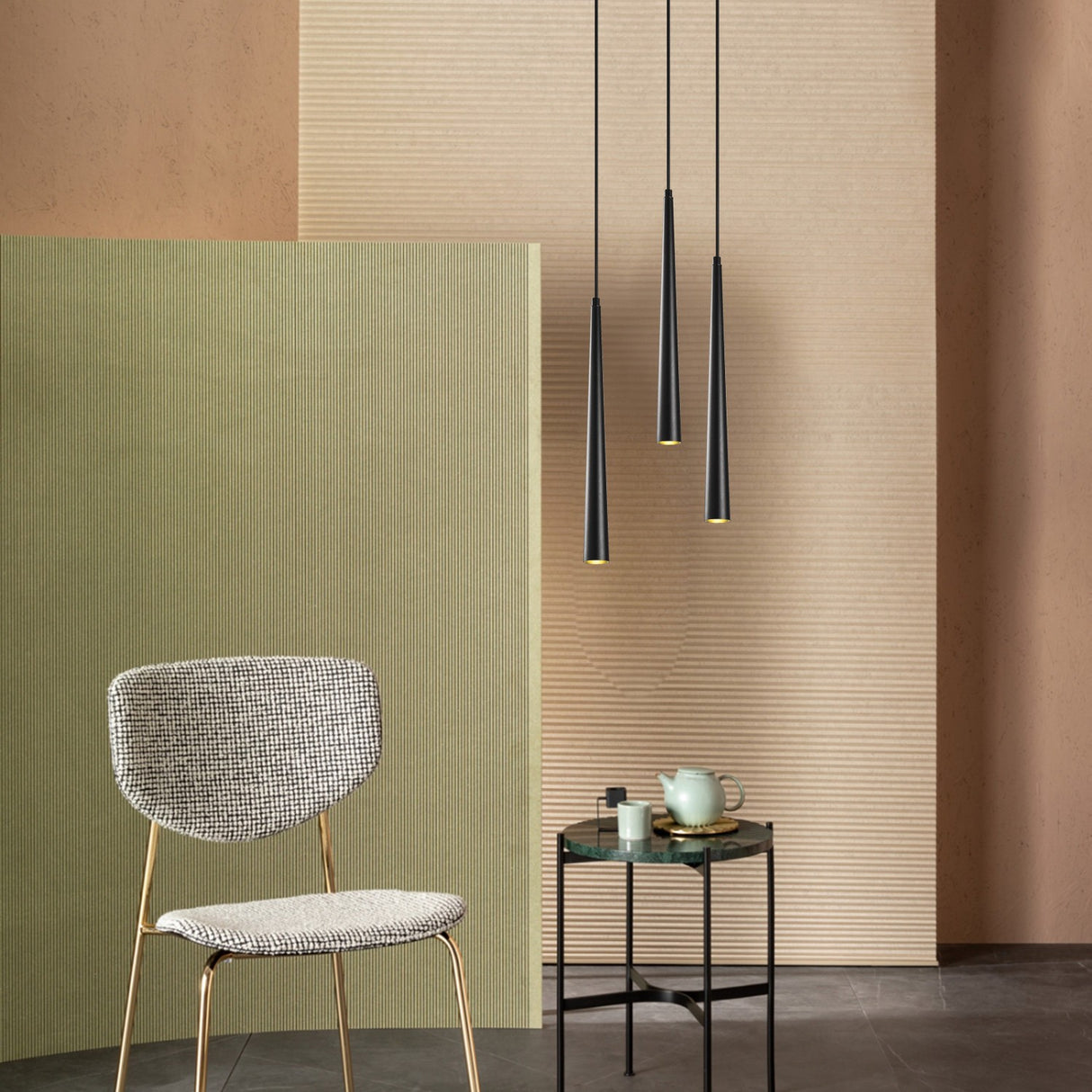 Candelabru Ugur - 6072 - Negru