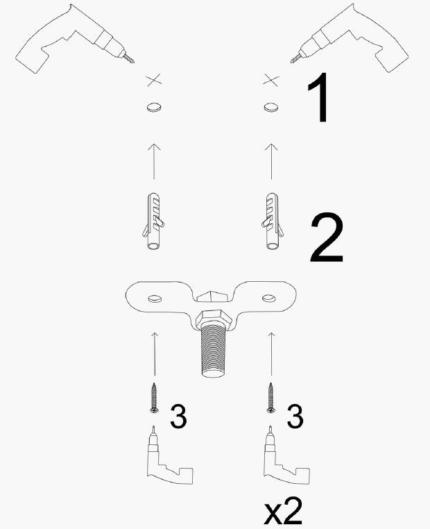 Candelabru Ugur - 6072 - Negru