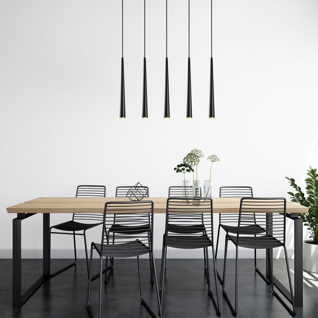 Candelabru Ugur - 6075 - Negru
