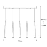 Candelabru Ugur - 6075 - Negru