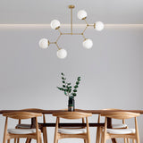 Candelabru Damar - 6327 - Galben / Alb