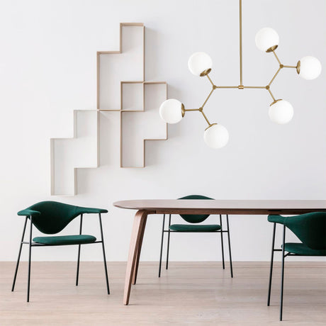 Candelabru Damar - 6327 - Galben / Alb