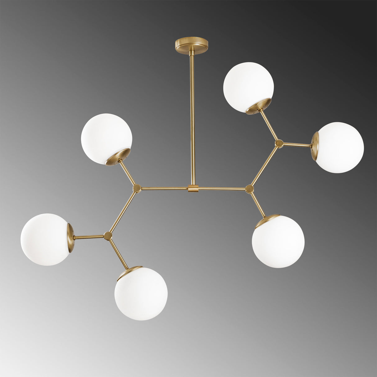 Candelabru Damar - 6327 - Galben / Alb