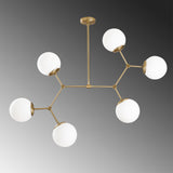 Candelabru Damar - 6327 - Galben / Alb