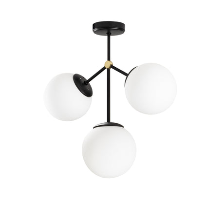 Candelabru Damar - 6336 - Negru / Alb