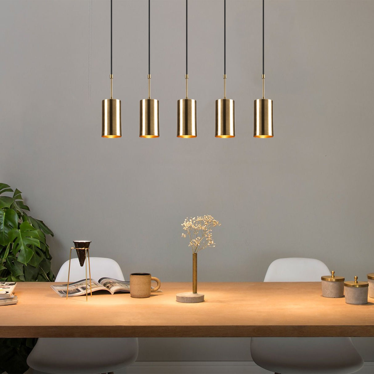 Candelabru Kem - 6386 - Auriu / Negru