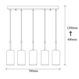 Candelabru Kem - 6386 - Auriu / Negru