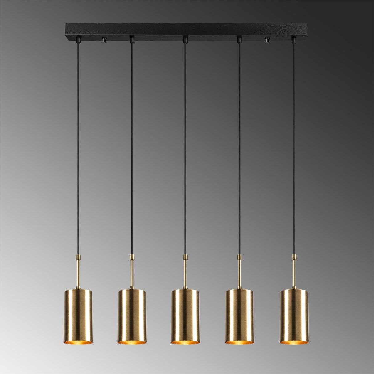 Candelabru Kem - 6386 - Auriu / Negru