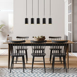 Candelabru Kem - 6387 - Negru / Nichel