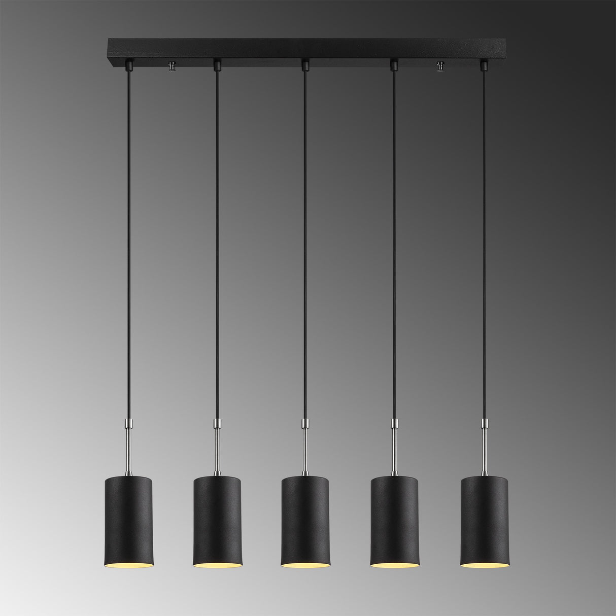 Candelabru Kem - 6387 - Negru / Nichel