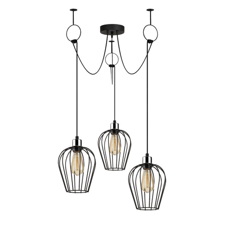 Candelabru Tel - 6686 - Negru