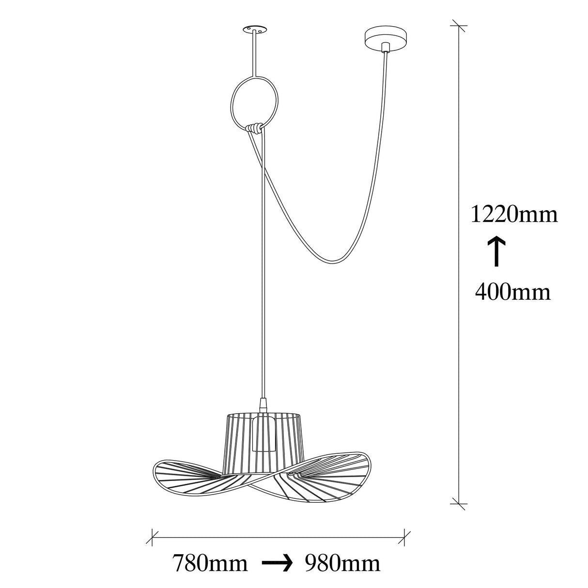 Candelabru Tel - 6731 - Negru