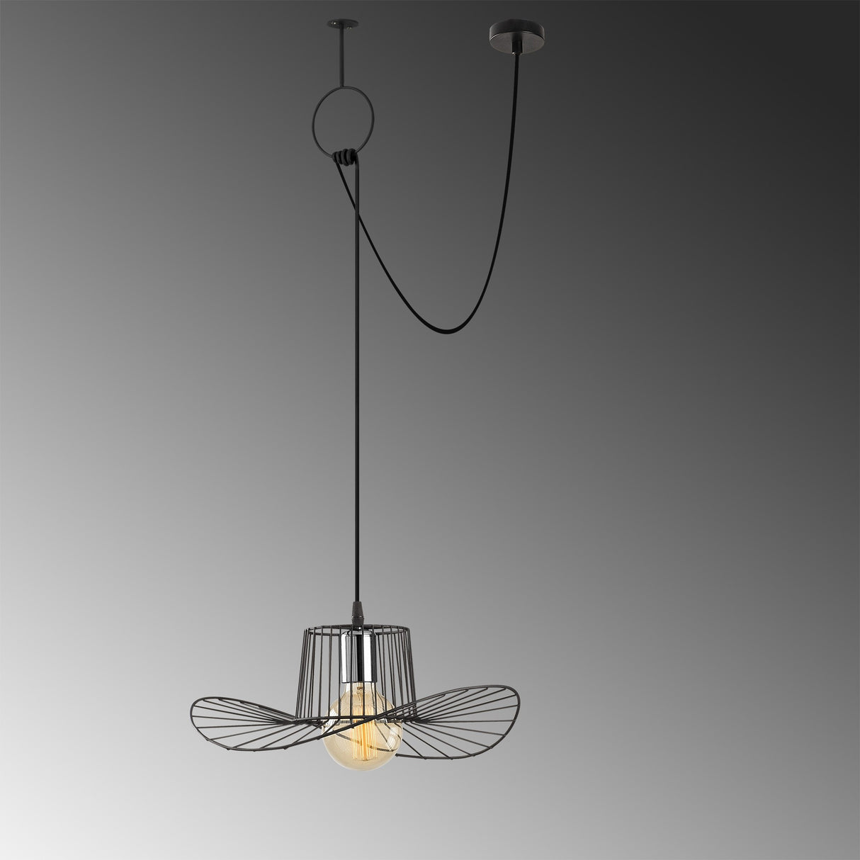 Candelabru Tel - 6731 - Negru