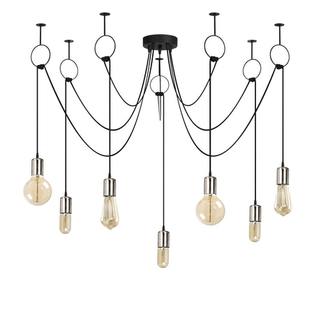 Candelabru Sirin - 6846 - Negru / Nichel