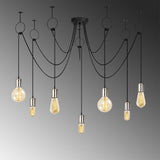 Candelabru Sirin - 6846 - Negru / Nichel