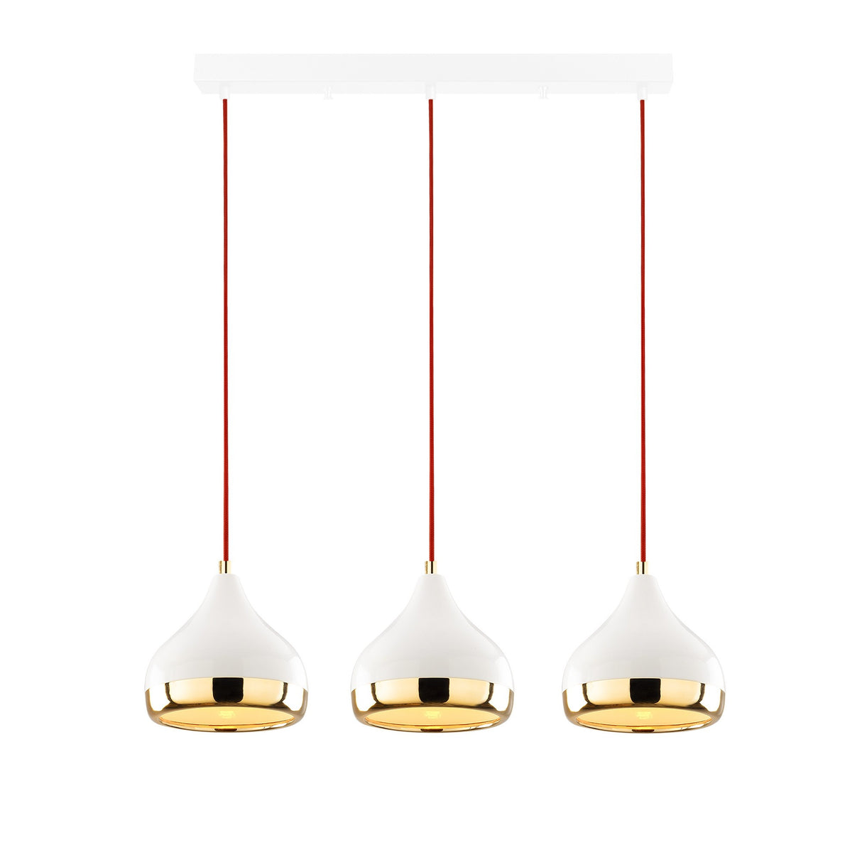 Candelabru Yildo - 6876 - Alb / Rosu / Auriu