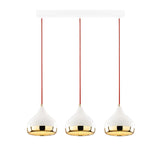 Candelabru Yildo - 6876 - Alb / Rosu / Auriu