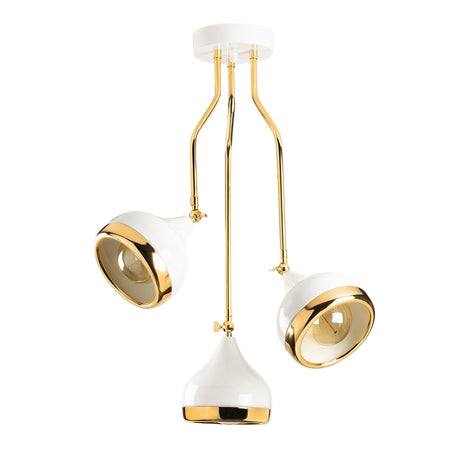 Candelabru Yildo - 6892 - Alb / Auriu