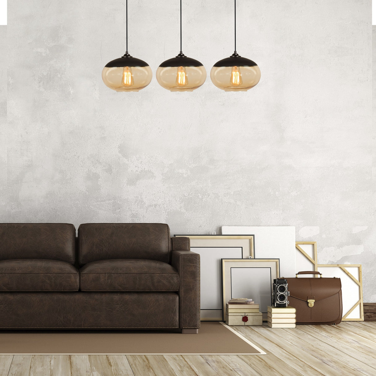Candelabru Camini - MR - 871 - Negru / Auriu