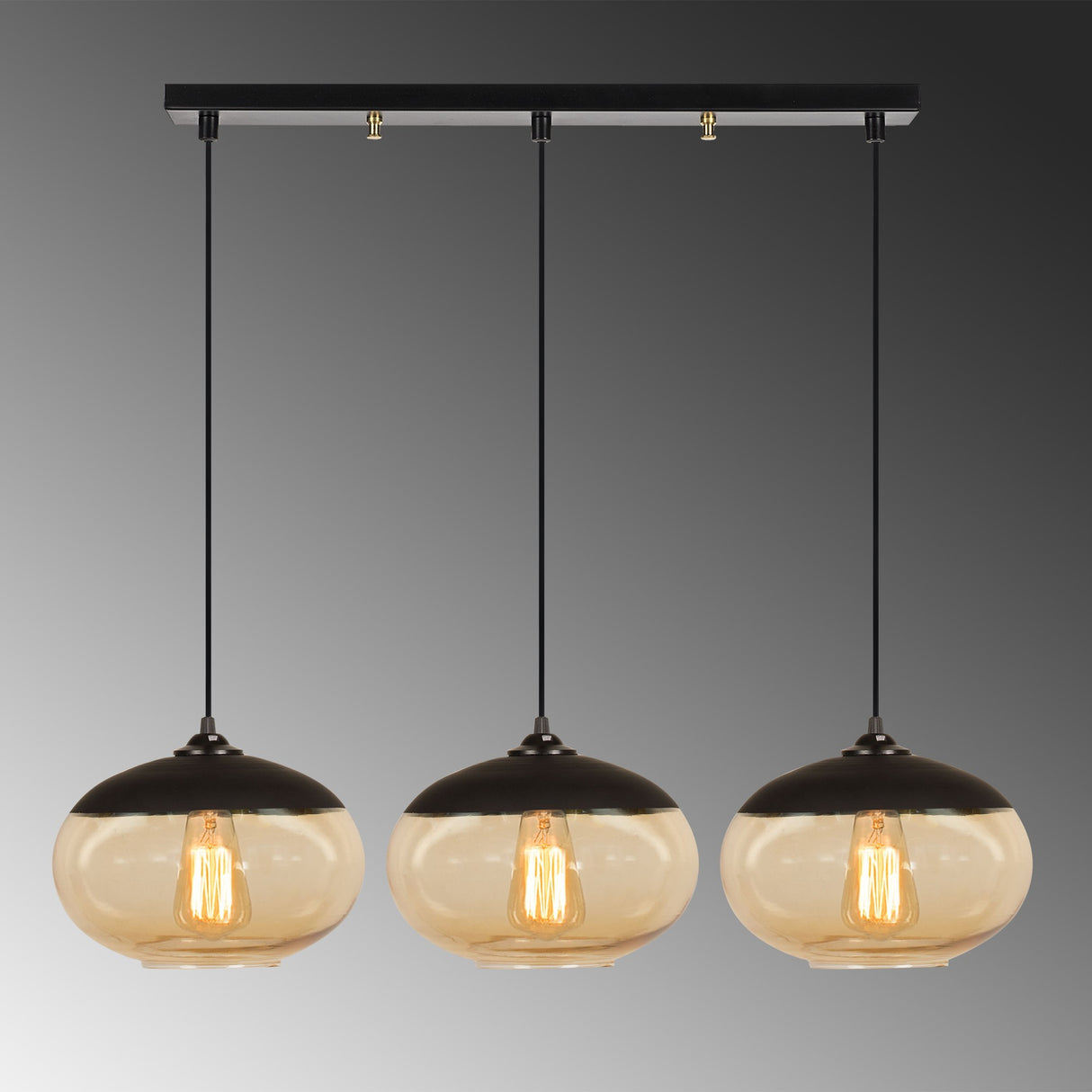 Candelabru Camini - MR - 871 - Negru / Auriu