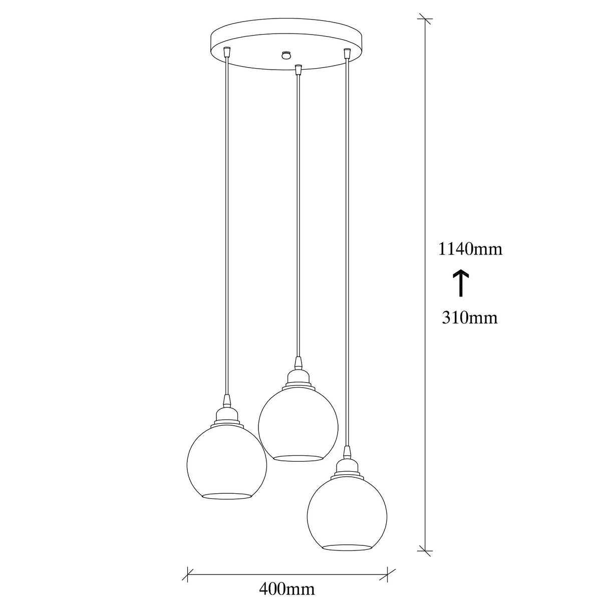 Candelabru Smoked - 011 - Fume