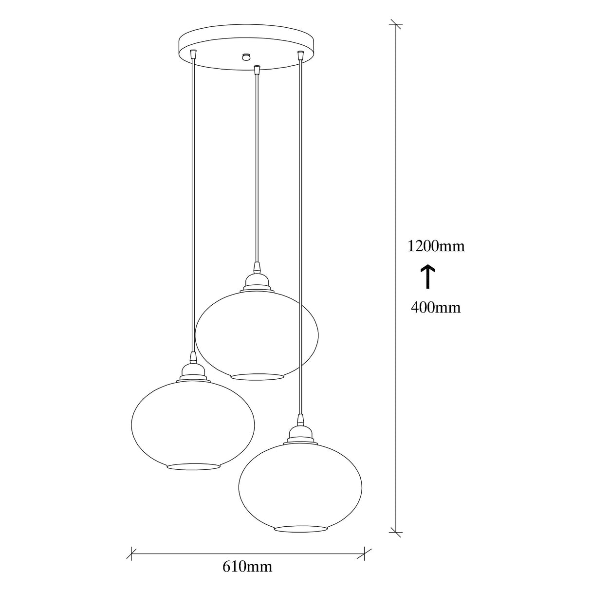 Candelabru Smoked - 051 - Fume