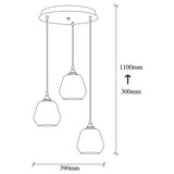 Candelabru Gold - 031 - Auriu / Negru