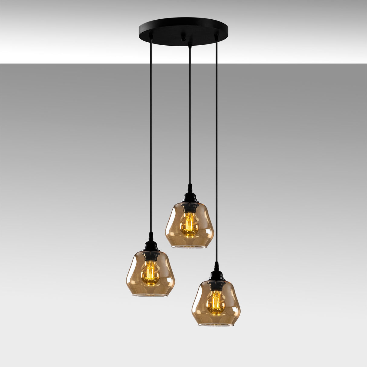 Candelabru Gold - 031 - Auriu / Negru
